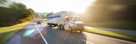 Penske Truck on Highway