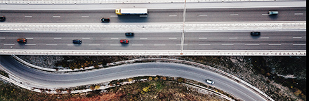 Highway and underpass