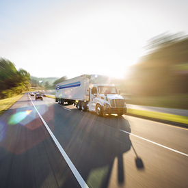 Penske Truck on Highway